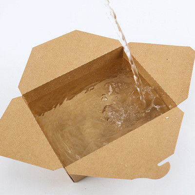 770ml 1270ml 1900ml Cardboard Takeaway Boxes For Salad Sushi