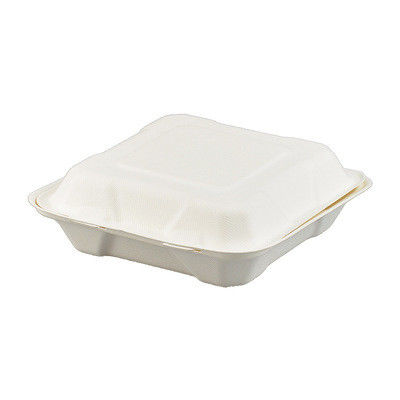 EN13432 90mm Height 1000ml Microwavable Container For Take Away